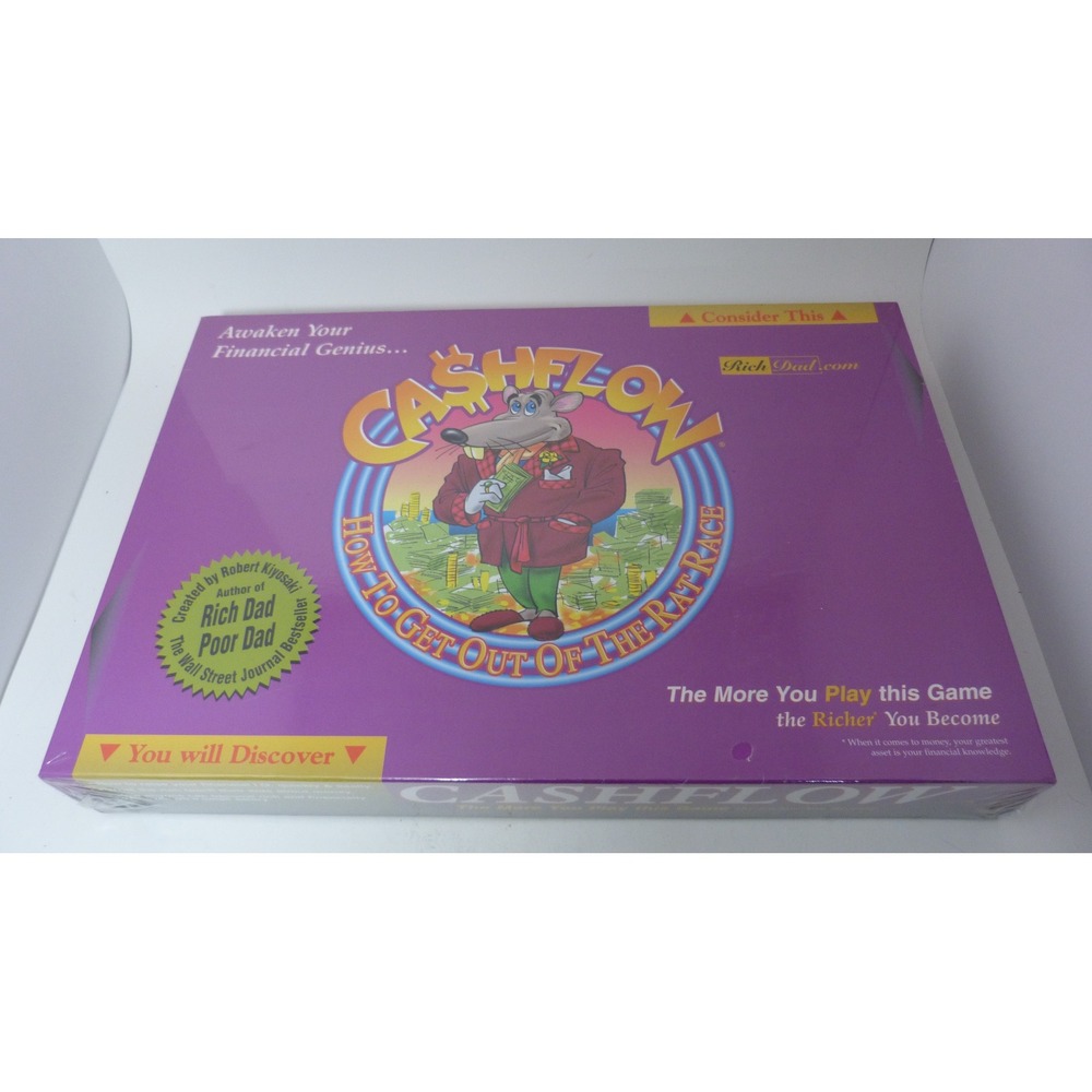 CASHFLOW 101 Board Game Robert Kiyosaki Rich Dad Poor Dad New Sealed